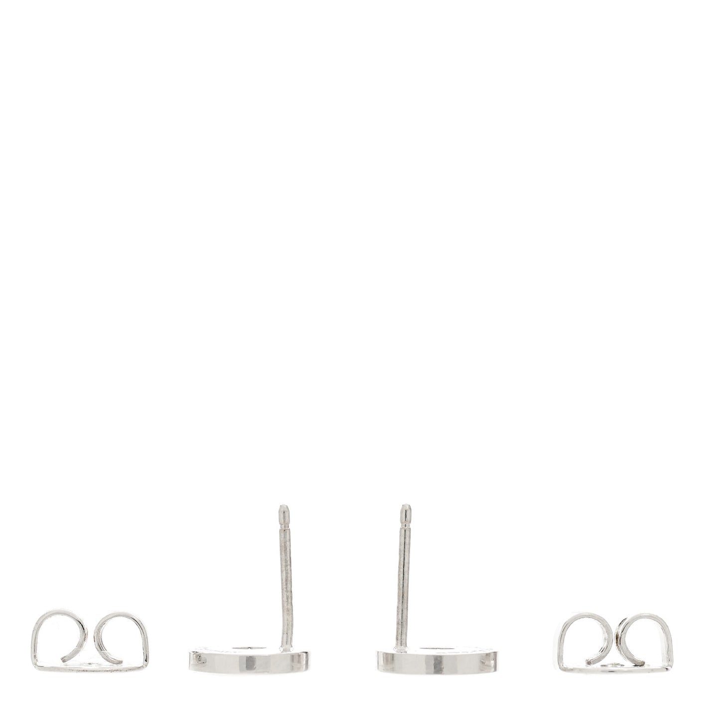 18K White Gold Diamond 1837 Circle Earrings