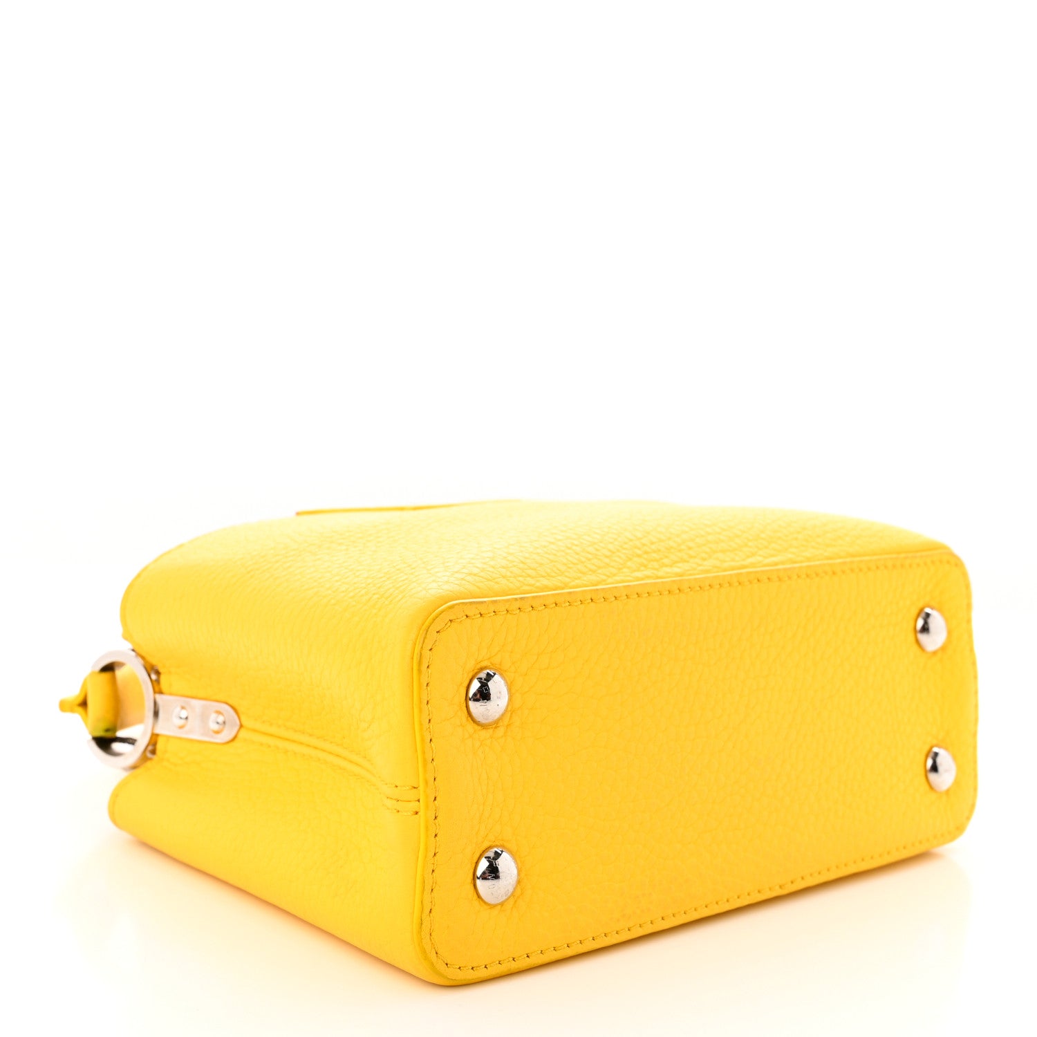Louis Vuitton Taurillon Mini Capucines Yellow 4 of 15
