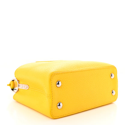 Louis Vuitton Taurillon Mini Capucines Yellow 4 of 15