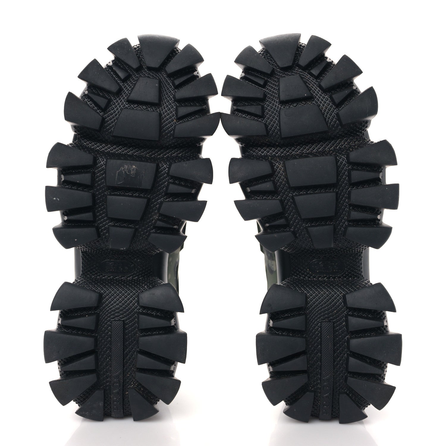 Prada Rubber Knit Fabric Camouflage Mens Cloudbust Thunder Sneakers 7 Militare 5 of 8