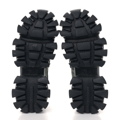 Prada Rubber Knit Fabric Camouflage Mens Cloudbust Thunder Sneakers 7 Militare 5 of 8