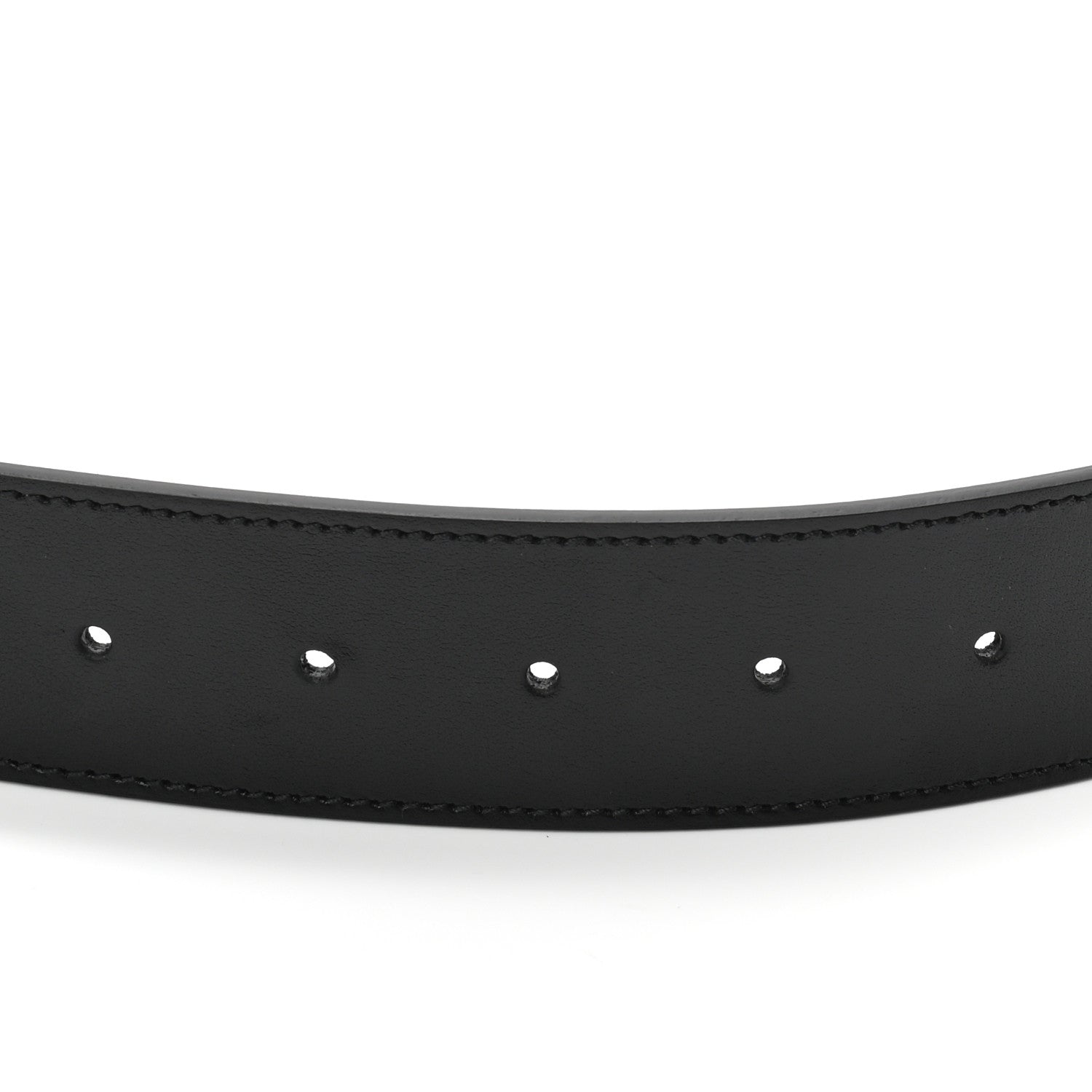 Gucci Plutone Calfskin Double G 40mm Belt 85 34 Black 3 of 5