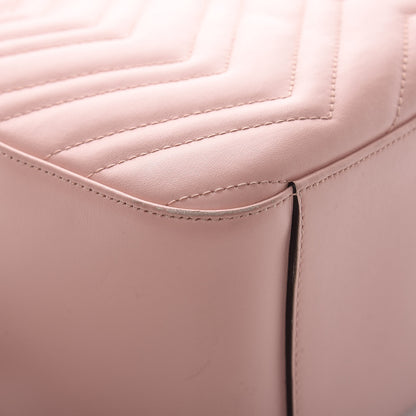 Gucci Calfskin Matelasse GG Marmont Dome Backpack Perfect Pink 10 of 15