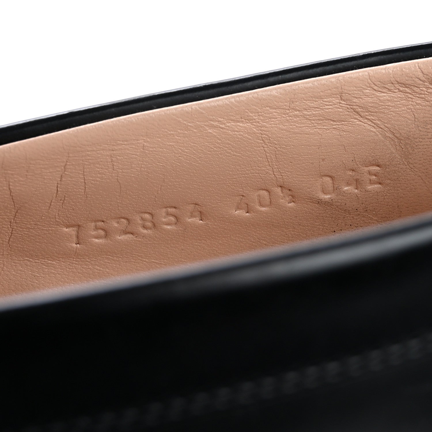 Gucci Cordovan Lux Womens Logo Patch Loafers 40.5 Black 10 of 14