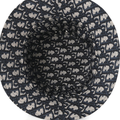 Christian Dior Oblique Reversible Teddy-D Brim Bucket Hat 59 Blue 14 of 17