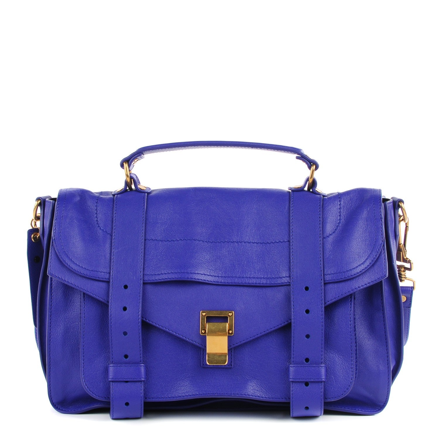 Proenza Schouler Lambskin Medium PS1 Satchel Purple Rain 1 of 12