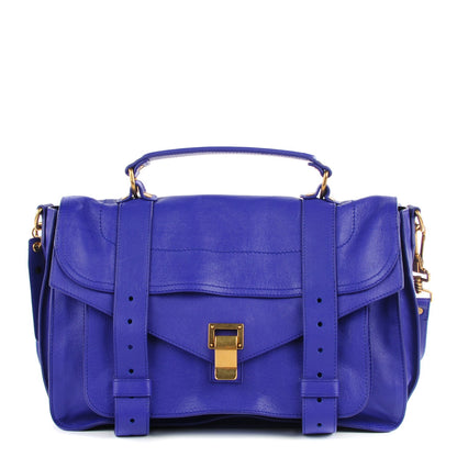 Proenza Schouler Lambskin Medium PS1 Satchel Purple Rain 1 of 12