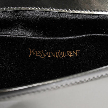 Saint Laurent Patent Large Belle De Jour Clutch Green 5 of 7
