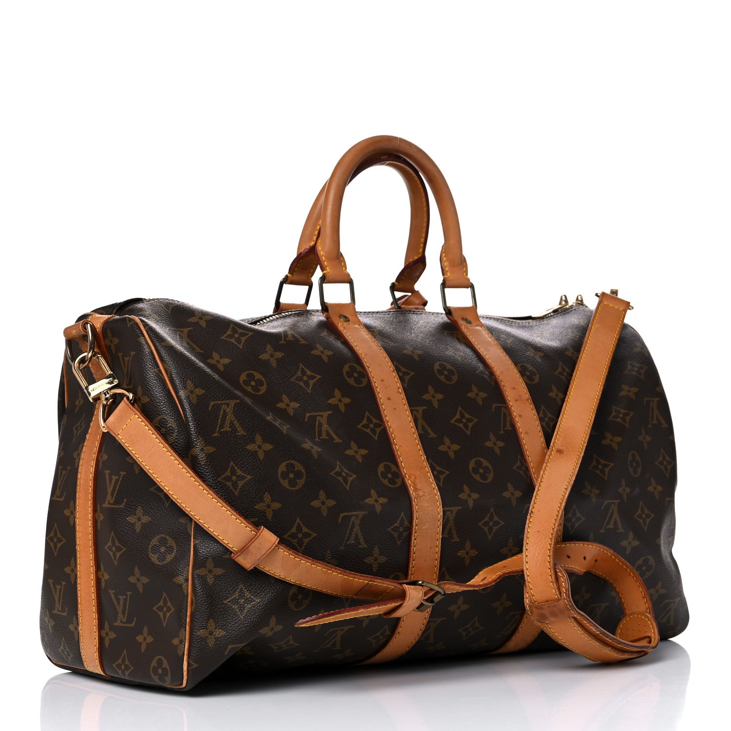 Louis Vuitton Monogram Keepall Bandouliere 45 3 of 39