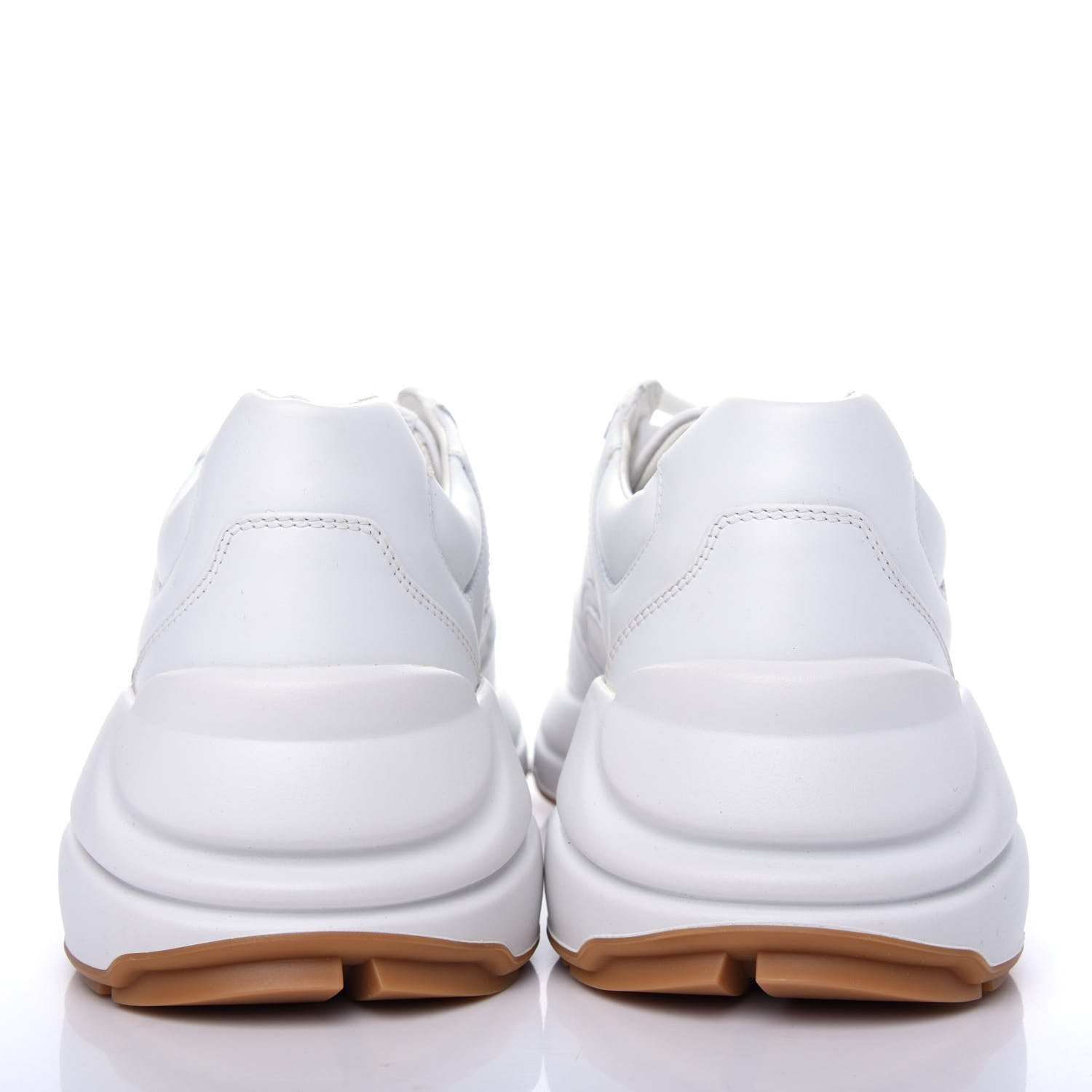 Gucci Calfskin Worldwide Womens Rhyton Sneakers 39 Great White 7 of 11