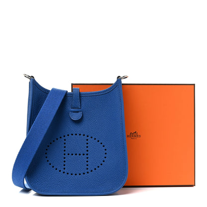 Hermes Taurillon Maurice Evelyne TPM Bleu France 11 of 11
