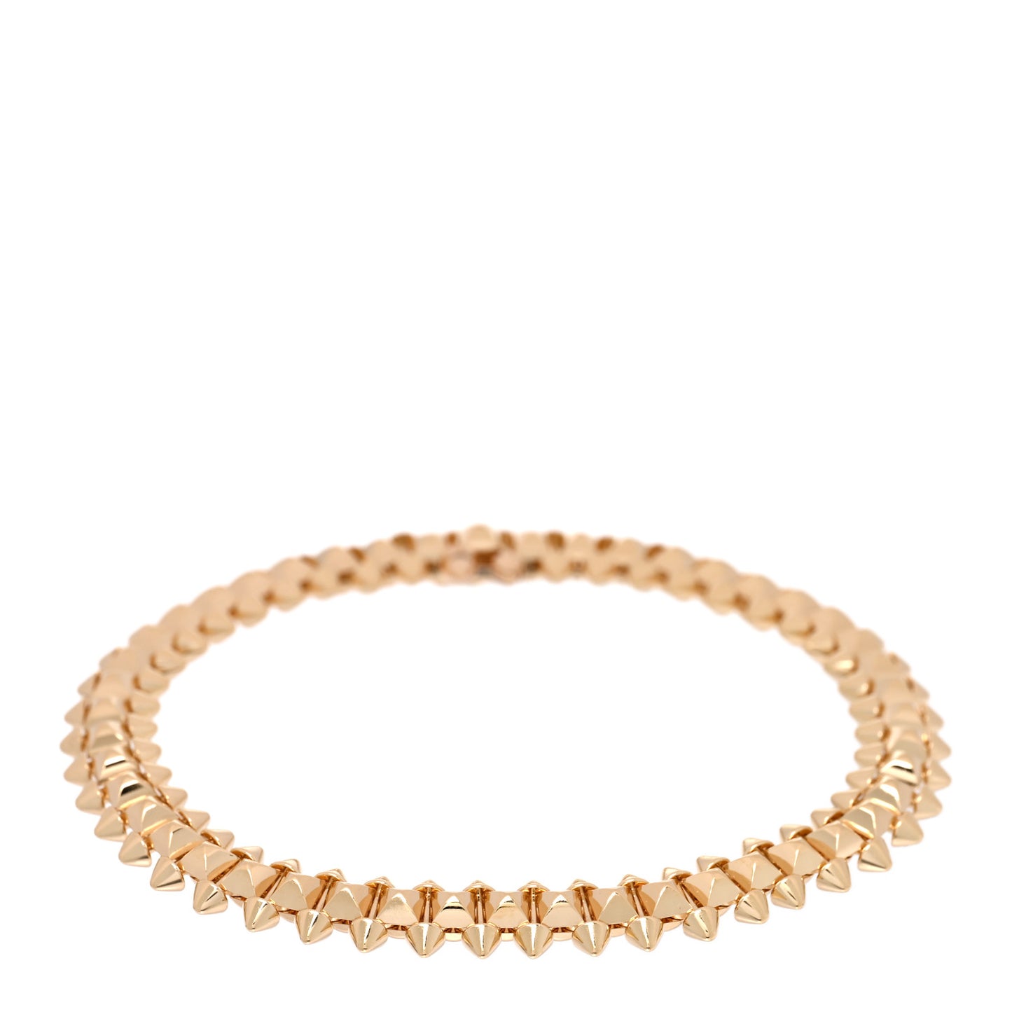18K Yellow Gold Medium Clash De Cartier Flexible Bracelet 17