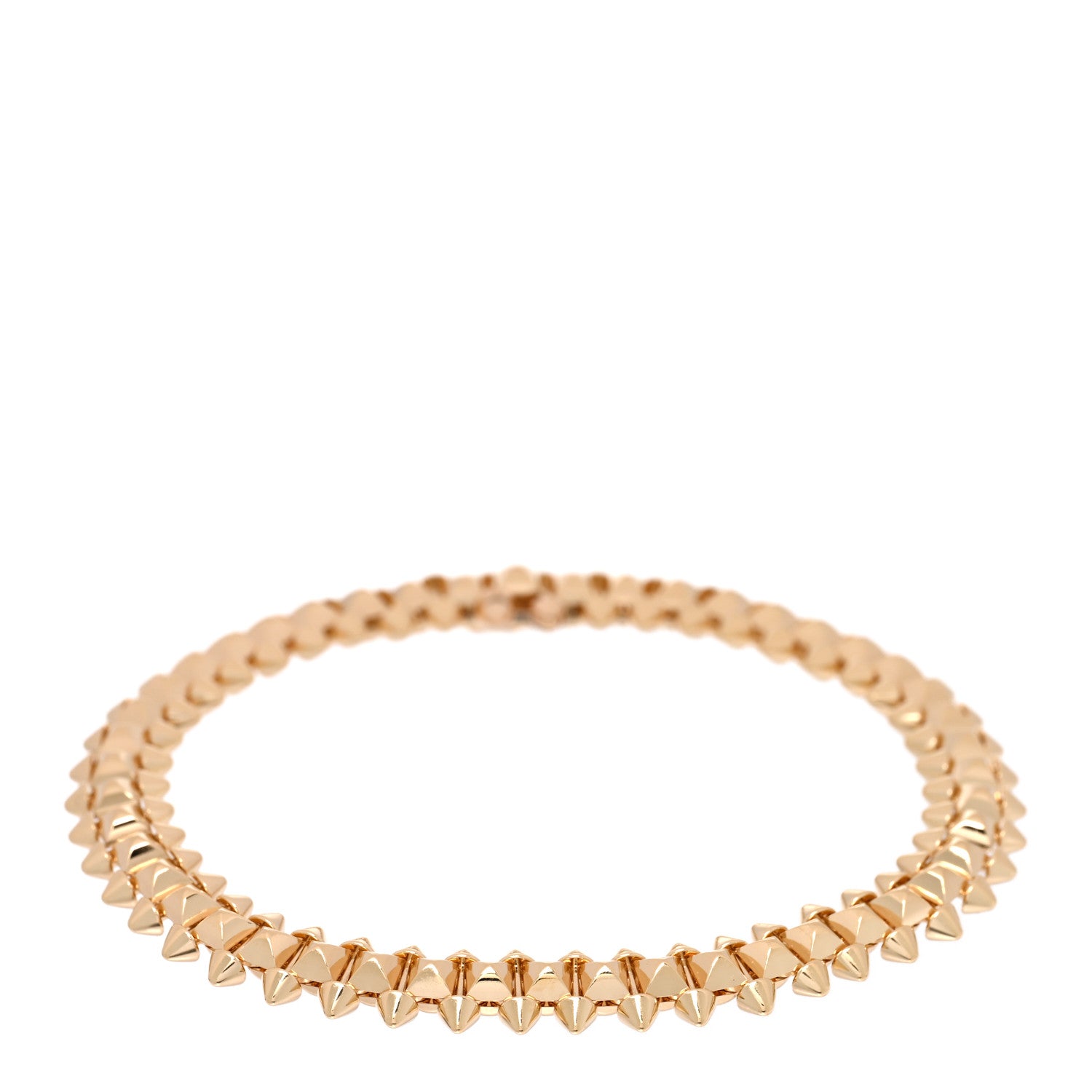 Cartier 18K Yellow Gold Medium Clash De Cartier Flexible Bracelet 17 1 of 3