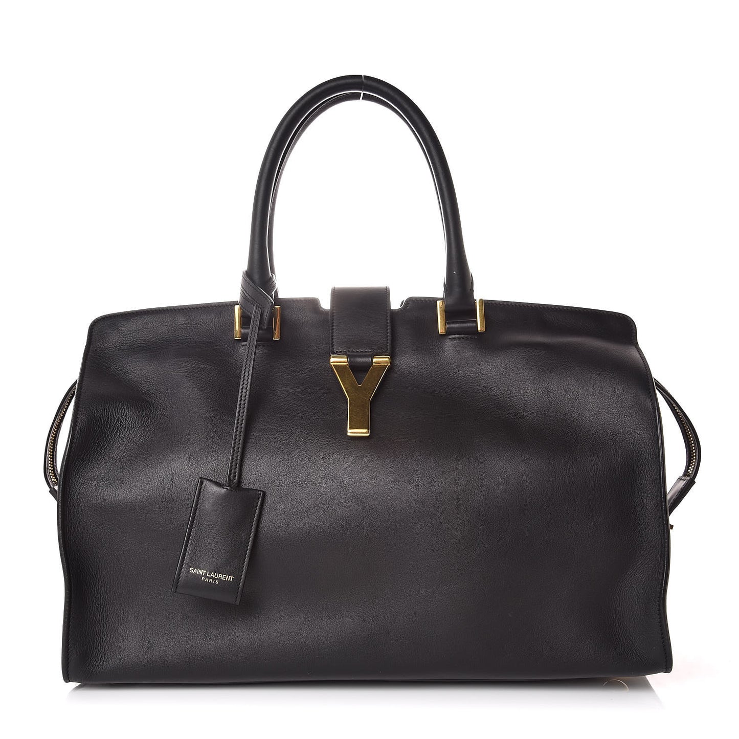 Calfskin Medium Classic Y Cabas Black