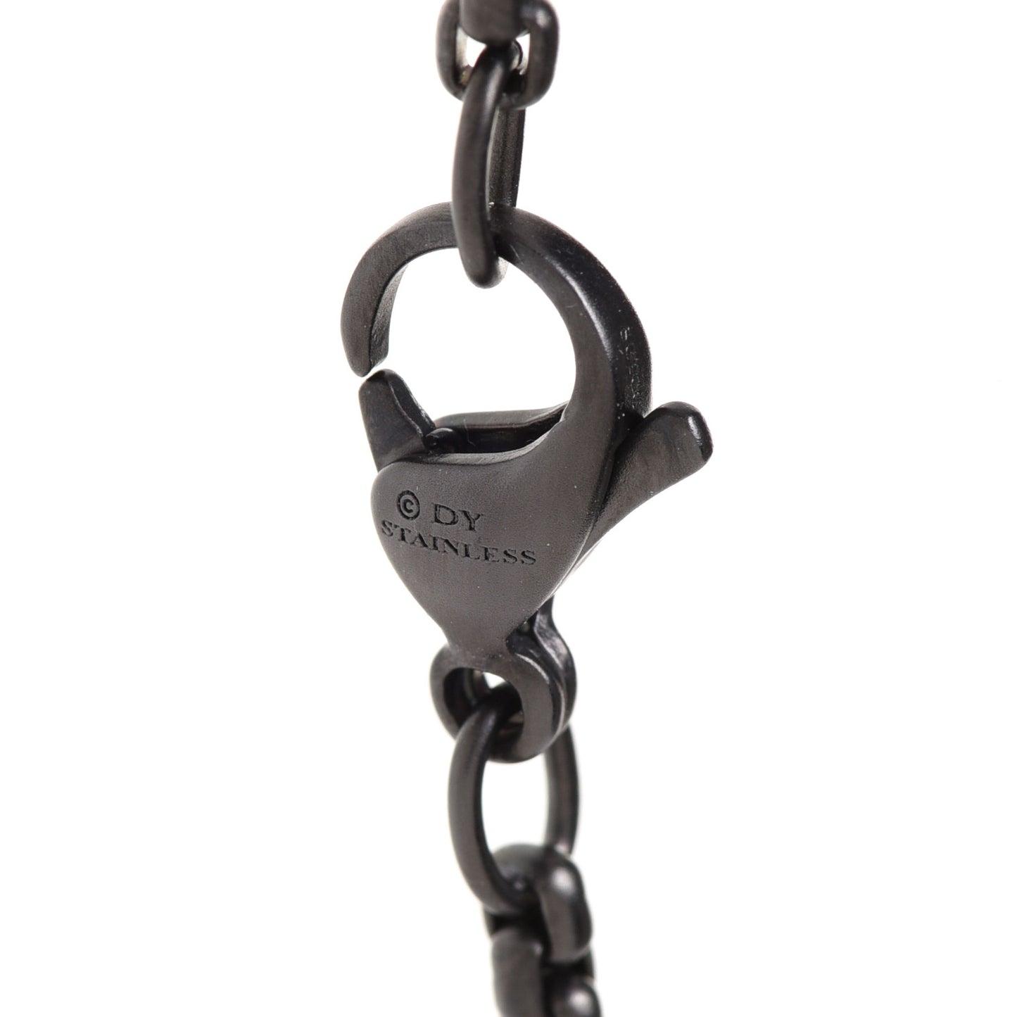 Darkened Stainless Steel 2.7mm Box Chain Necklace 22"