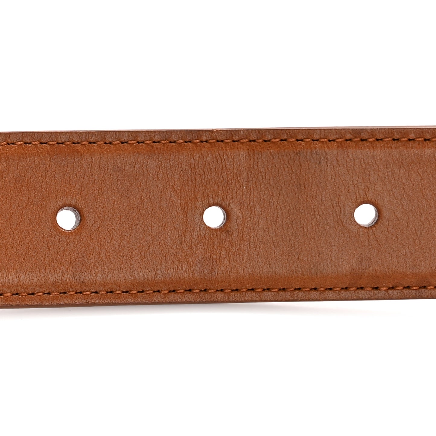 Lacquered Calfskin La 66 Buckle Belt 85 34 Brown