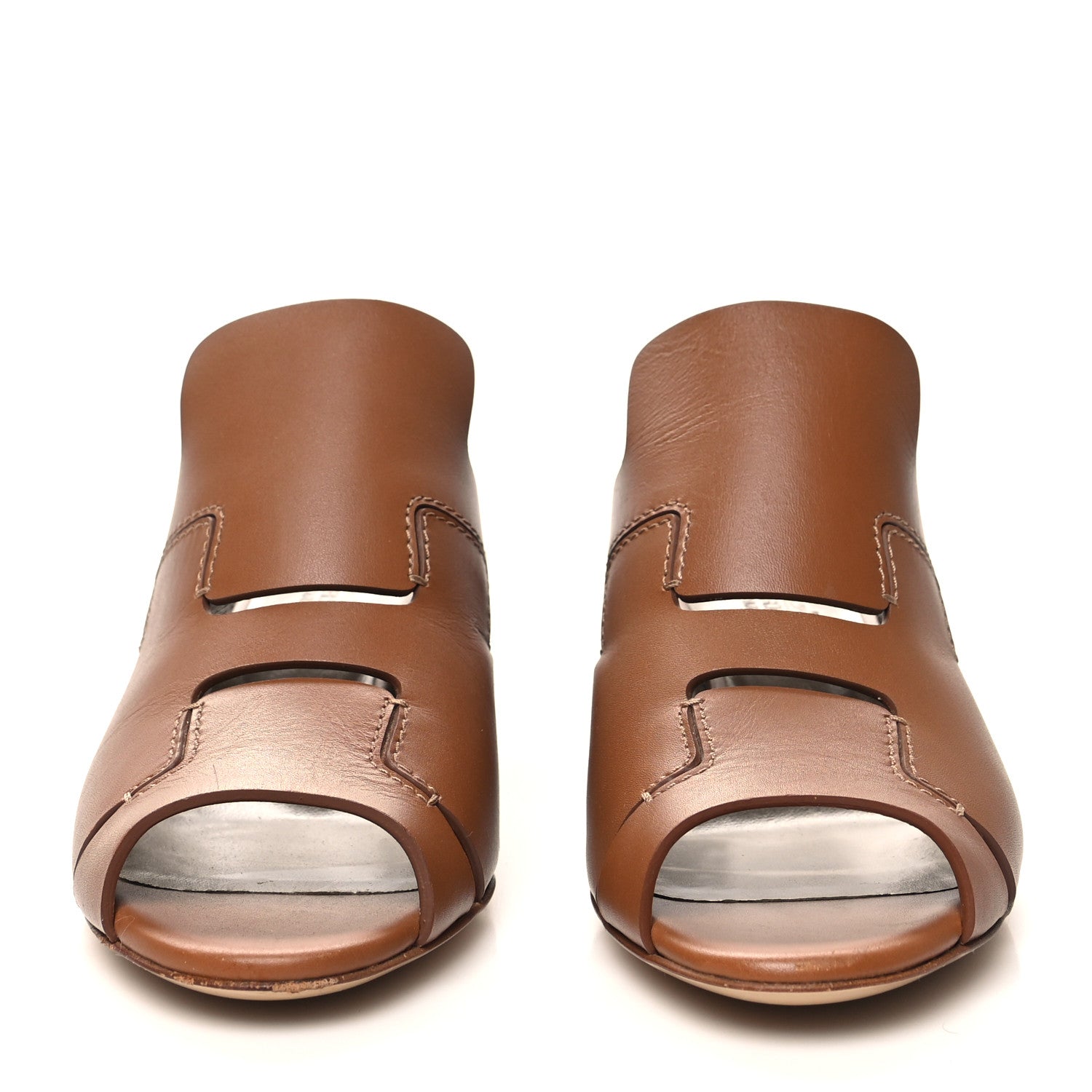 Hermes Calfskin Right Mules 36 Palissandre 2 of 10