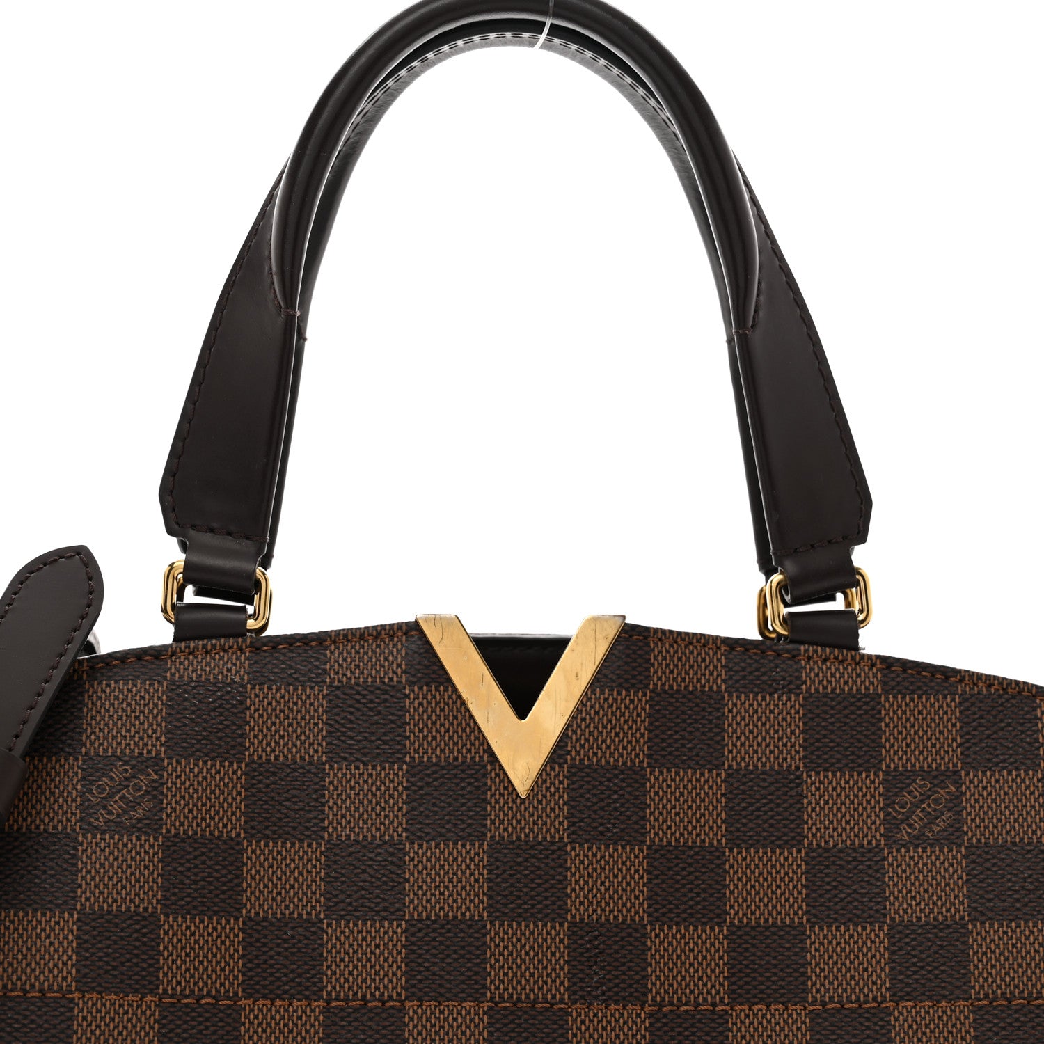 Louis Vuitton Damier Ebene Kensington Bowling Bag 5 of 11
