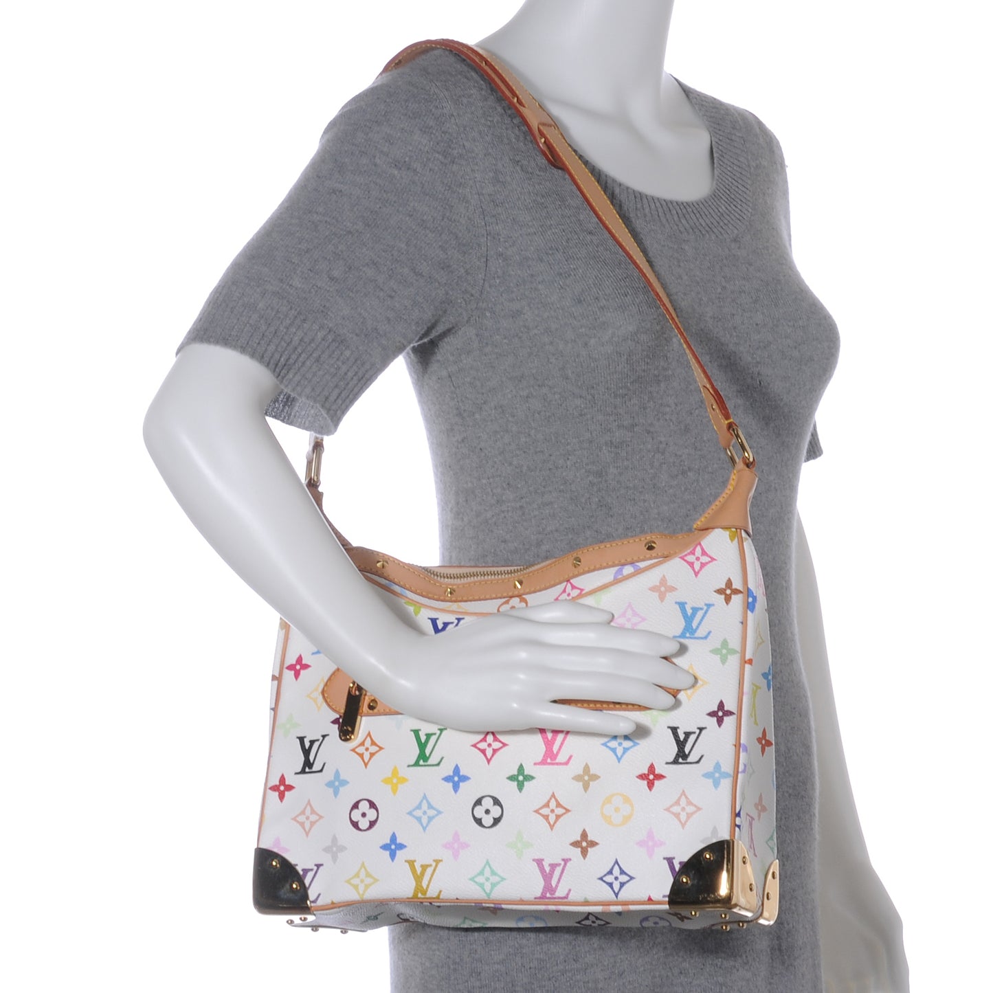 Monogram Multicolor Boulogne White