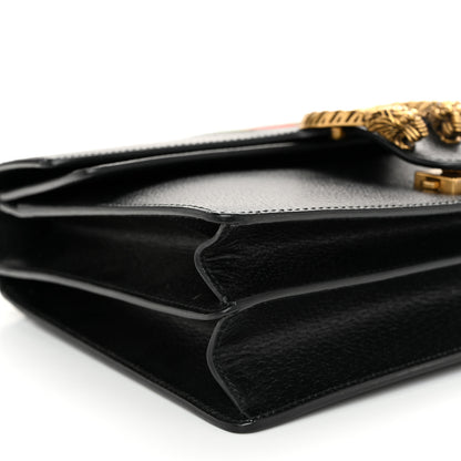 Gucci Calfskin Web Medium Dionysus Shoulder Bag Black 9 of 13