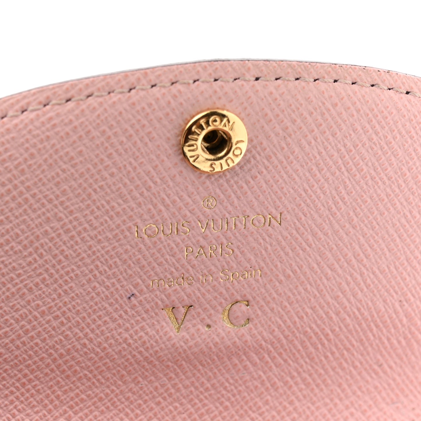 Monogram Rosalie Coin Purse Rose Ballerine