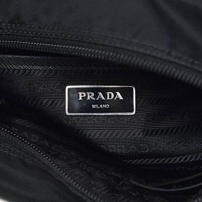 Prada Nylon New Vela Studded Messenger Black Astrale 6 of 11
