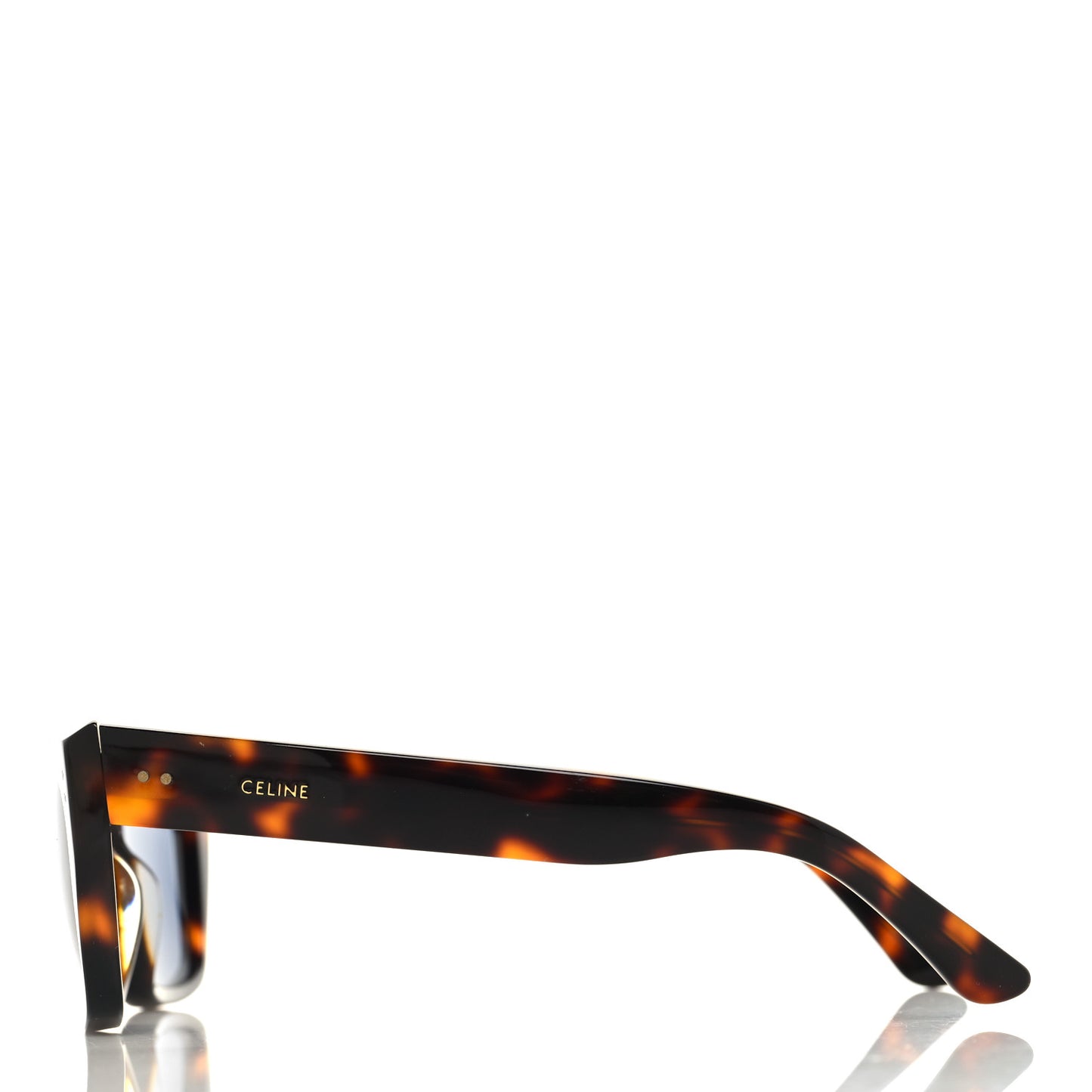 Acetate Polarized Rectangular Sunglasses CL40082I Havana