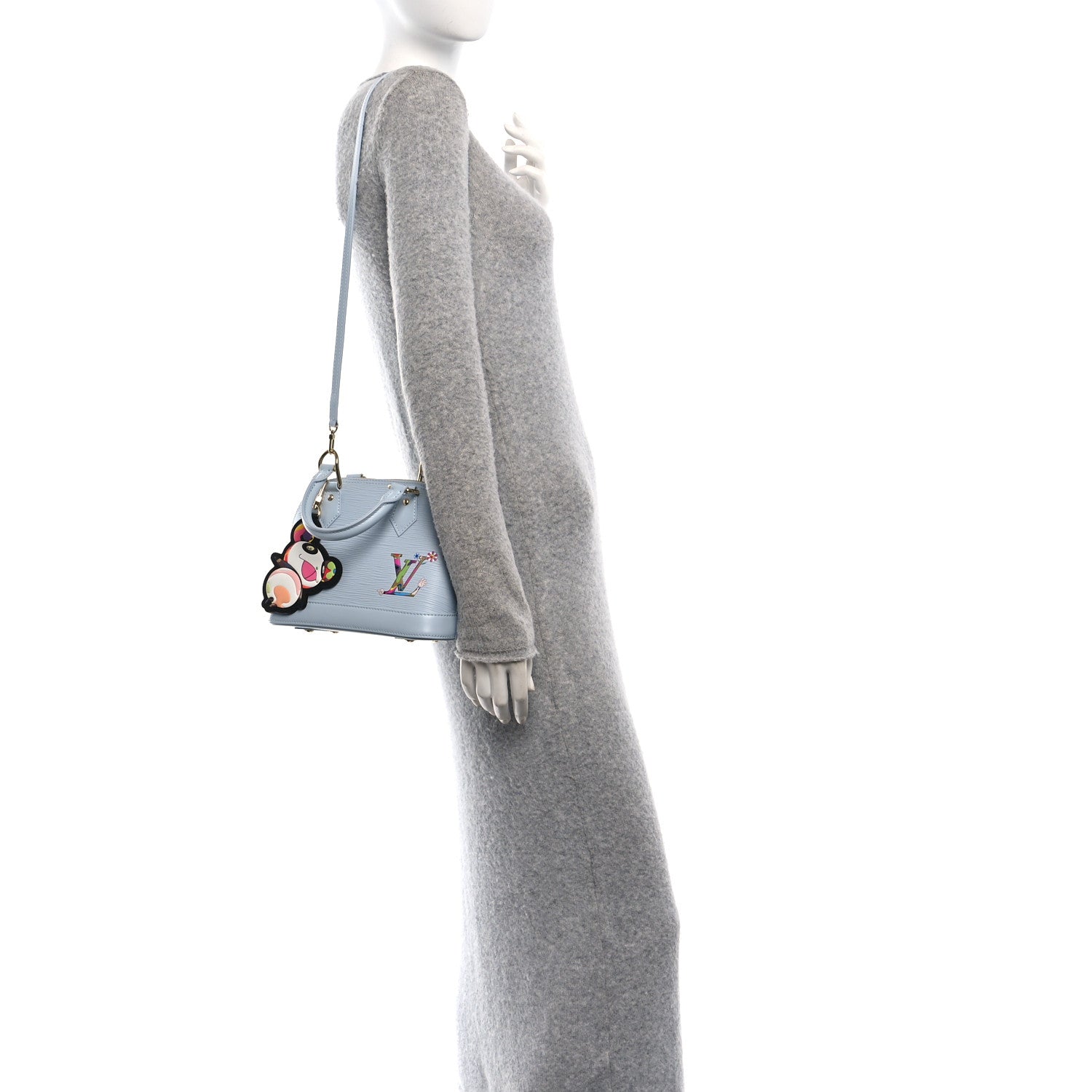 Louis Vuitton LV x TM Epi Alma BB Washed Blue 2 of 11