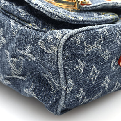 Louis Vuitton Monogram Denim Nano Speedy Blue 9 of 9