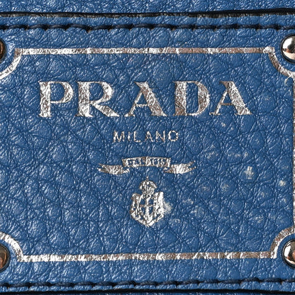 Prada Vitello Daino Hobo Cobalto 5 of 8
