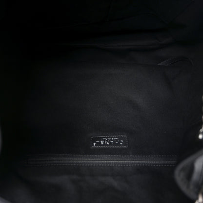 Chanel Calfskin Laser Cut Perforated CC Tote Black 5 of 10