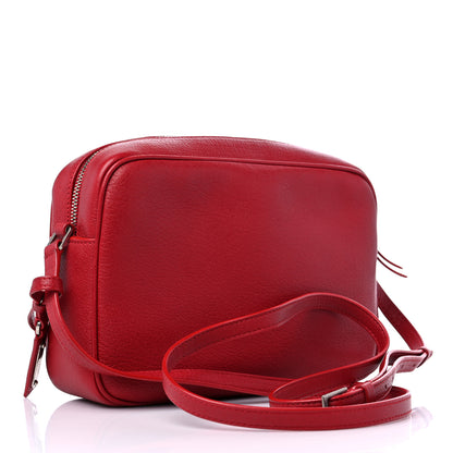 Saint Laurent Lambskin Monogram Lou Camera Bag Eros Red 3 of 9