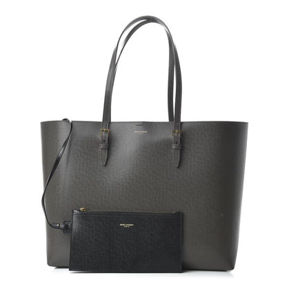 Saint Laurent Calfskin Large Shopping Tote Pebble 1 of 9