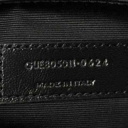 Saint Laurent Lambskin Quilted Cassandre Cosmetic Pouch Black 7 of 11