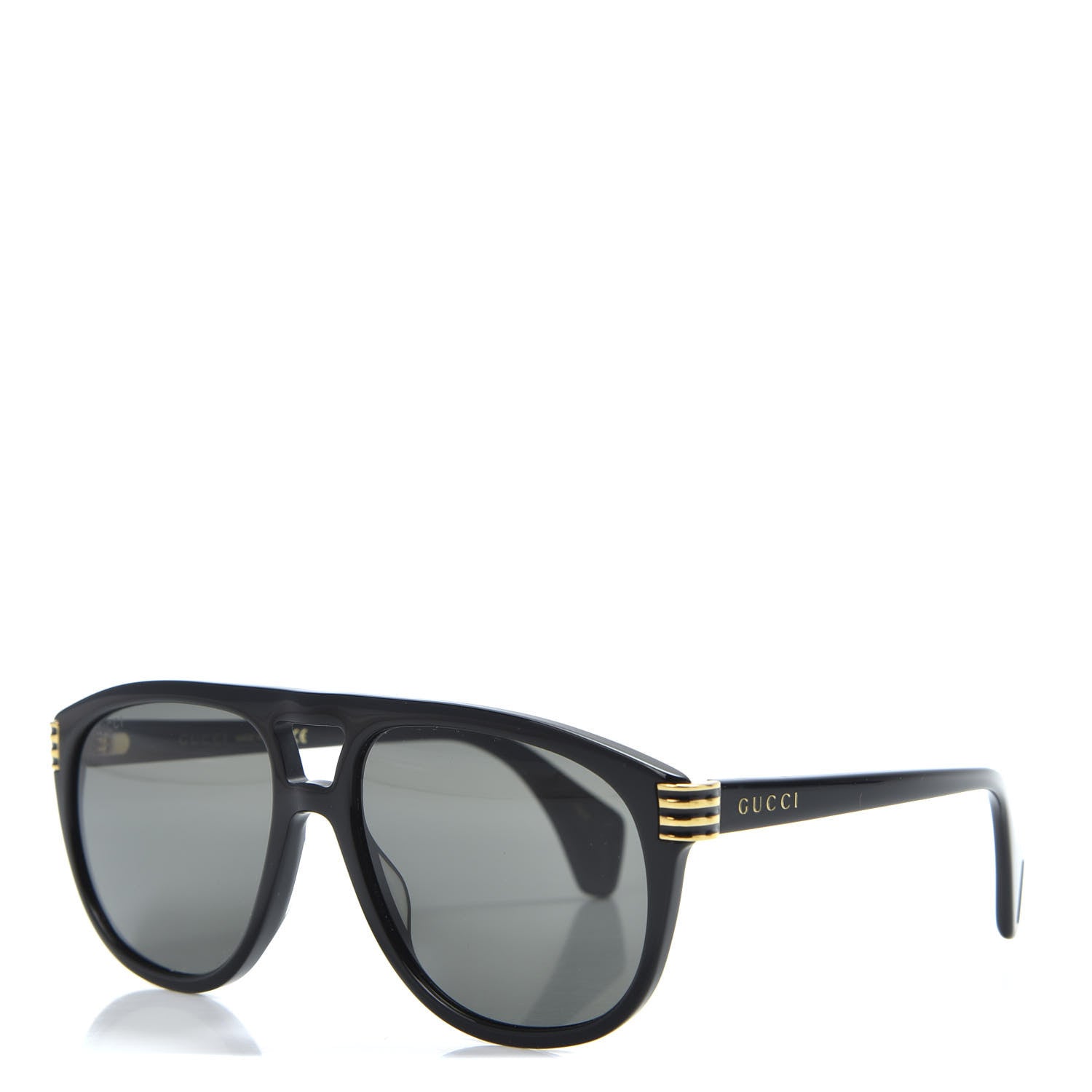Gucci Acetate Aviator Sunglasses GG0525S Black 1 of 8