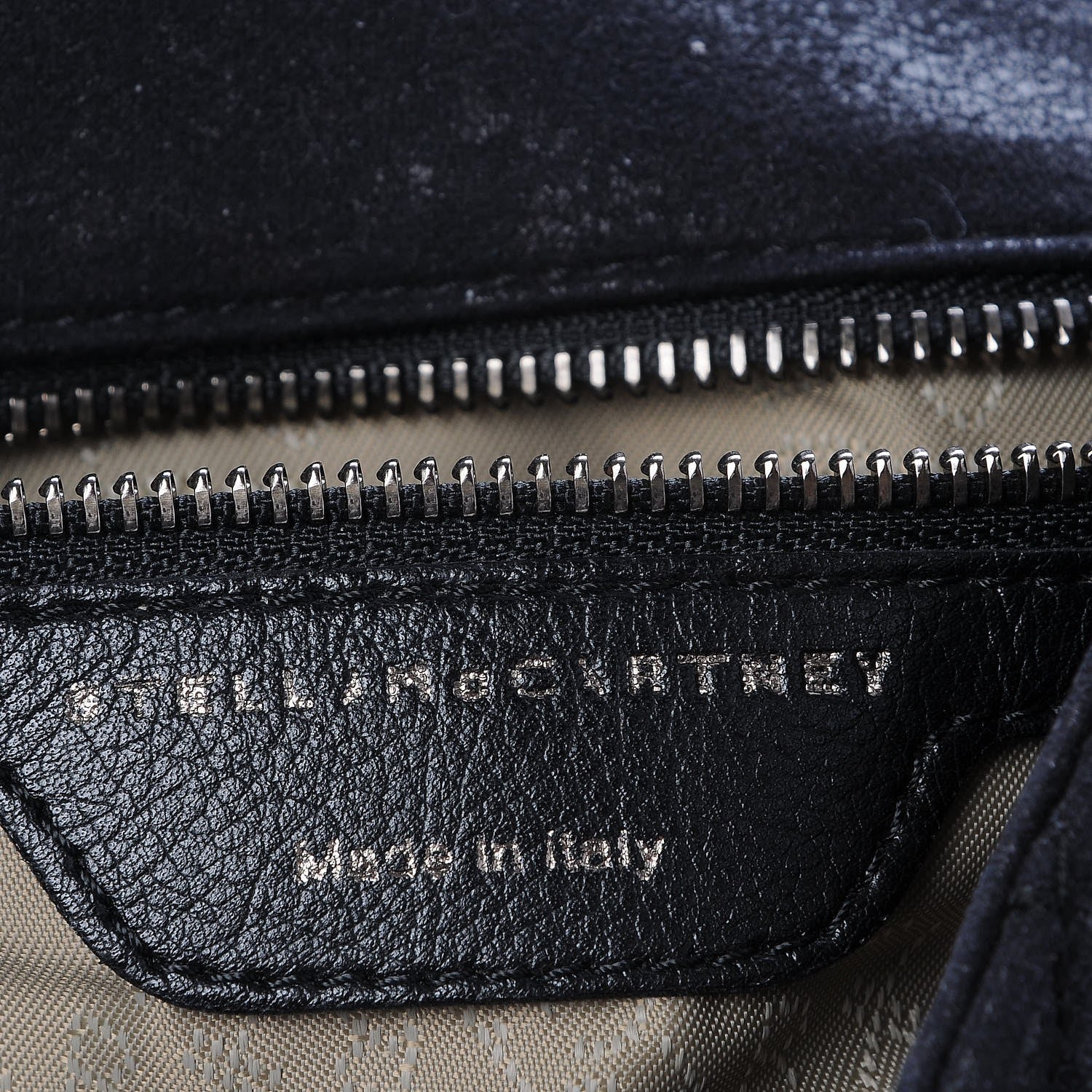 Stella McCartney Shaggy Deer Quilted Falabella Shoulder Bag Black 6 of 6