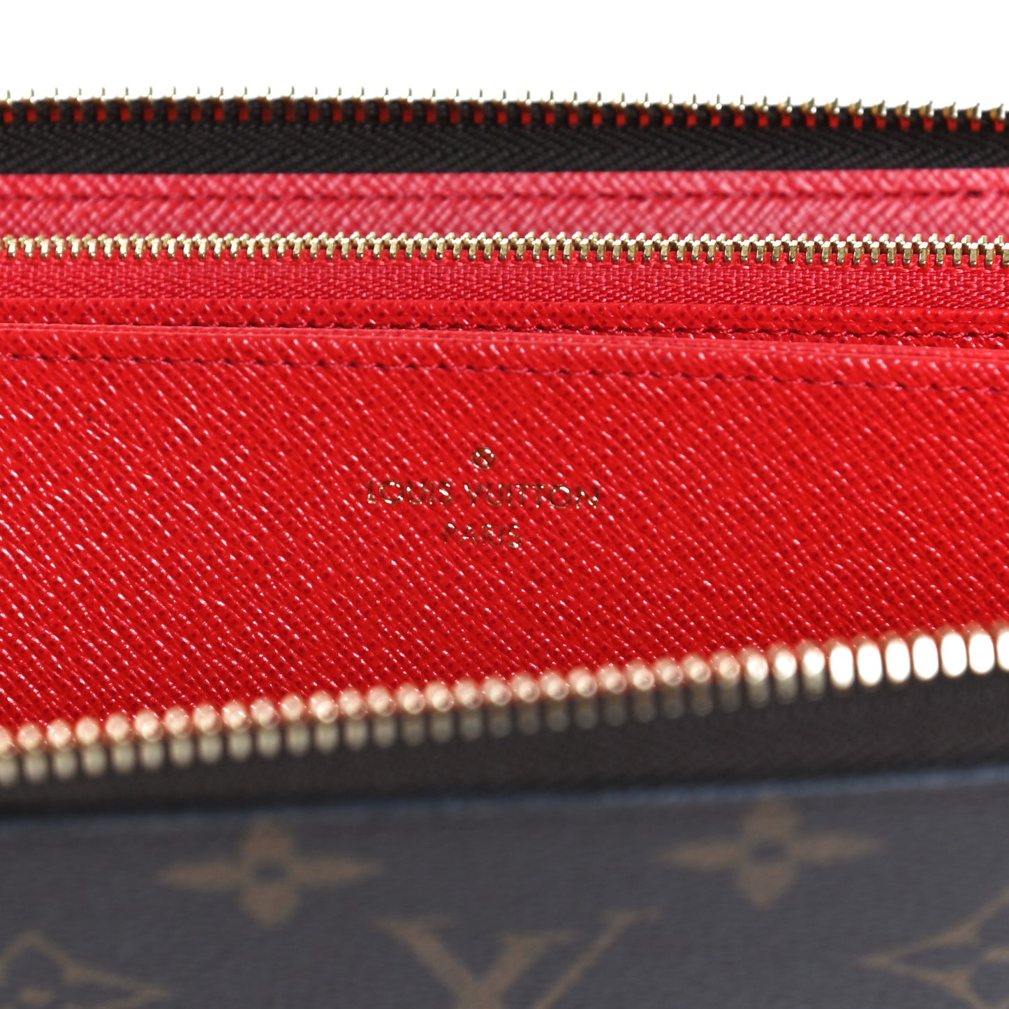 Monogram Zippy Wallet Coquelicot