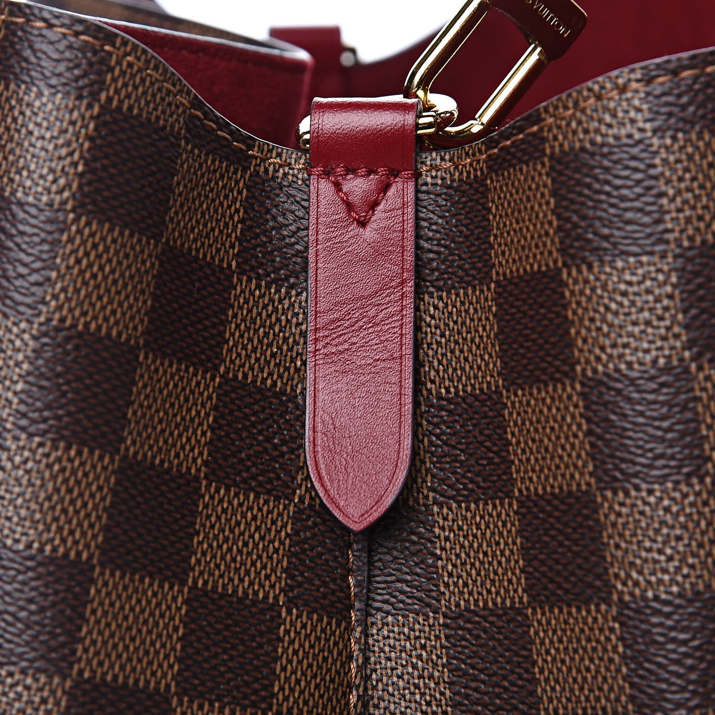 Damier Ebene Neonoe MM Cherry Berry