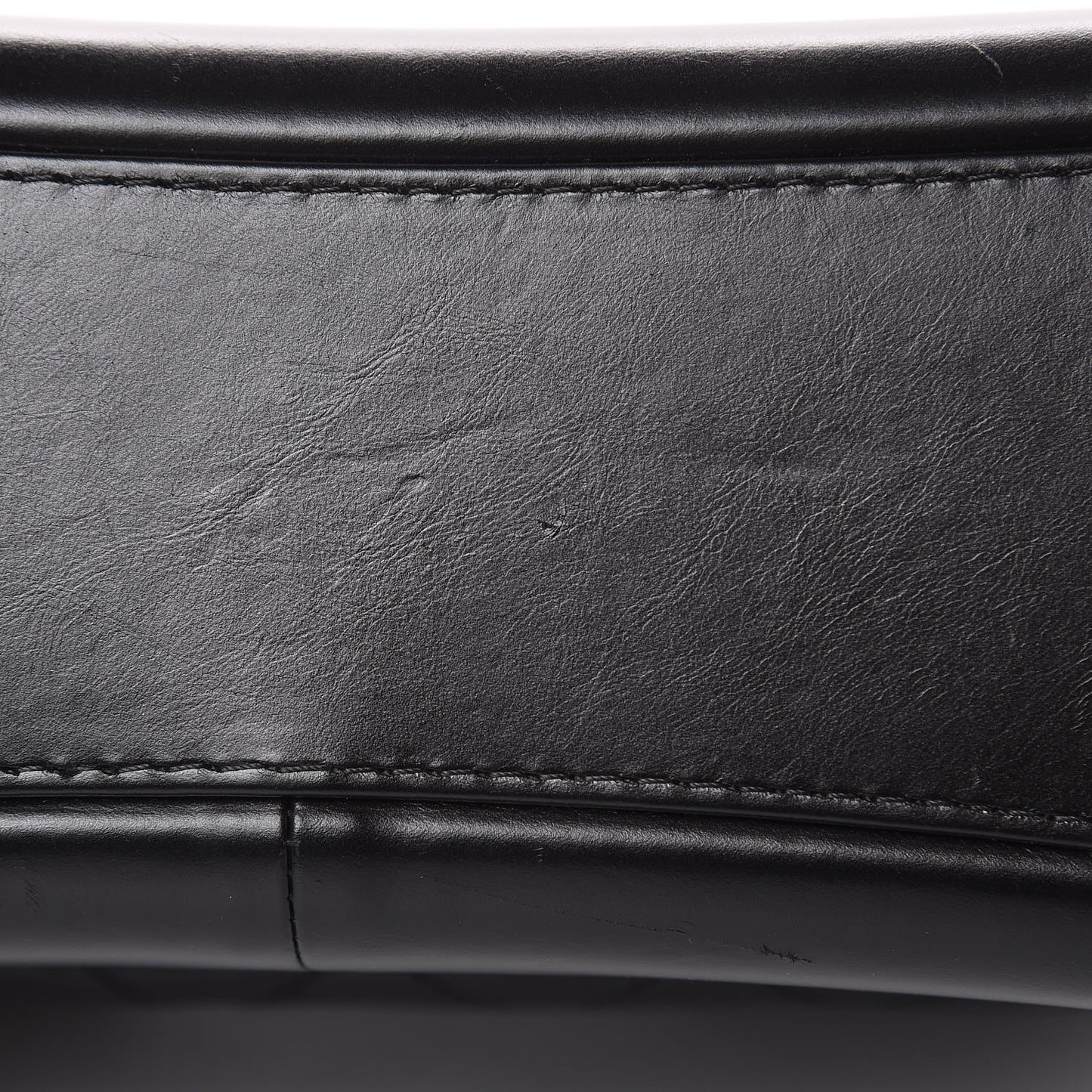 Aged Calfskin Quilted Medium Gabrielle Hobo Black