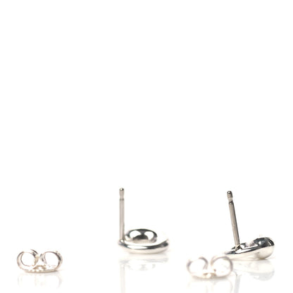 Tiffany Sterling Silver 9mm Elsa Peretti Eternal Circle Earrings 3 of 5