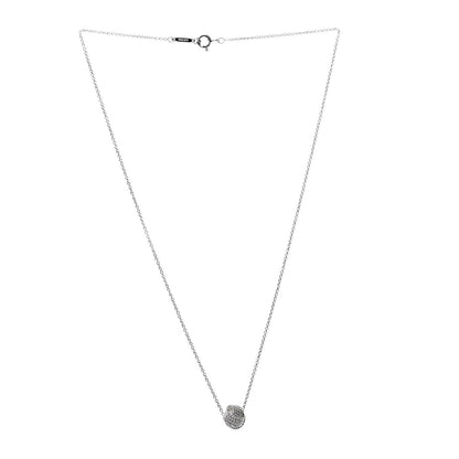 Tiffany Sterling Silver Twist Knot Pendant Necklace 3 of 6