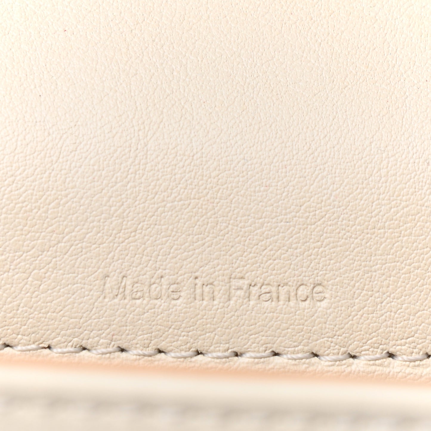 Calfskin MM Tempete Satchel White