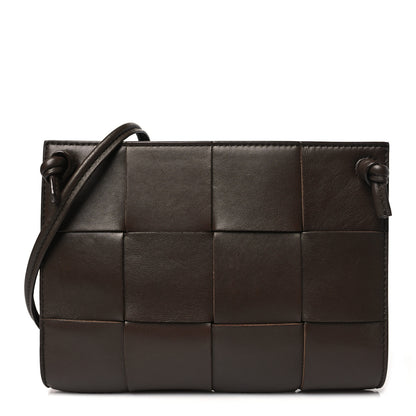 Bottega Veneta Lambskin Intreccio Mini Cassette Bag Light Brown 1 of 9