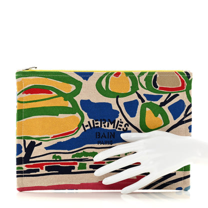 Hermes Toile Large Bain New Yachting Case 2 of 8