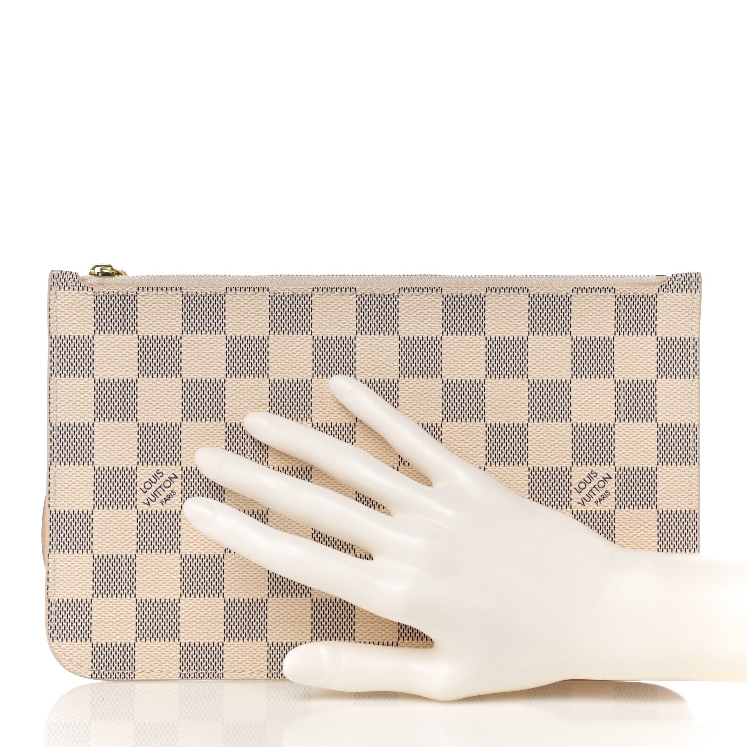 Louis Vuitton Damier Azur Neverfull MM GM Pochette 2 of 10