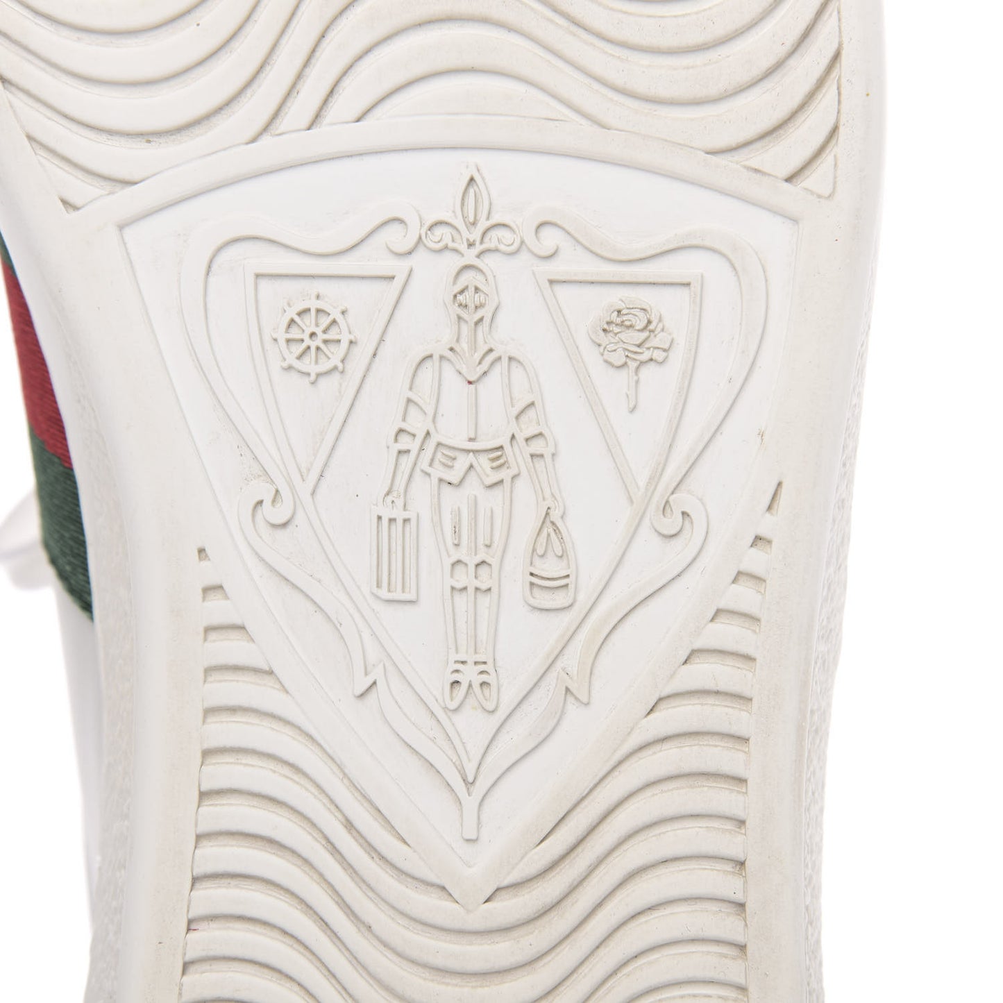 Calfskin Ayers Kingsnake Embroidered Mens Ace Sneakers 9 Green Red
