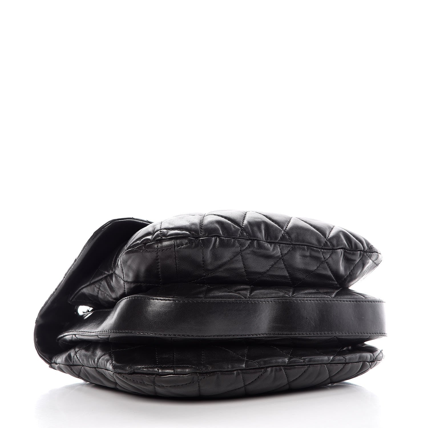 Chanel Lambskin Quilted 3 Large Flap Black 4 of 8