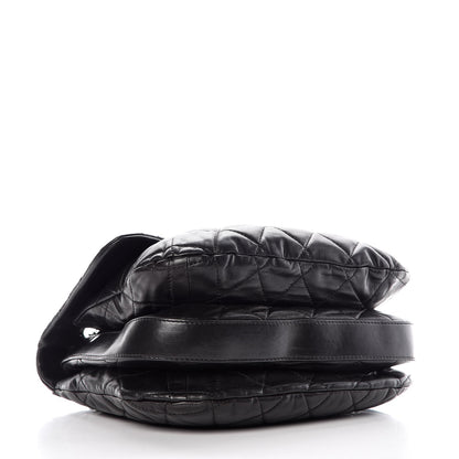 Chanel Lambskin Quilted 3 Large Flap Black 4 of 8