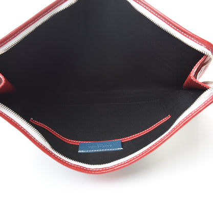 Balenciaga Agneau Arena Multicolore Bazar Pouch Grey White Black Red Blue 5 of 8