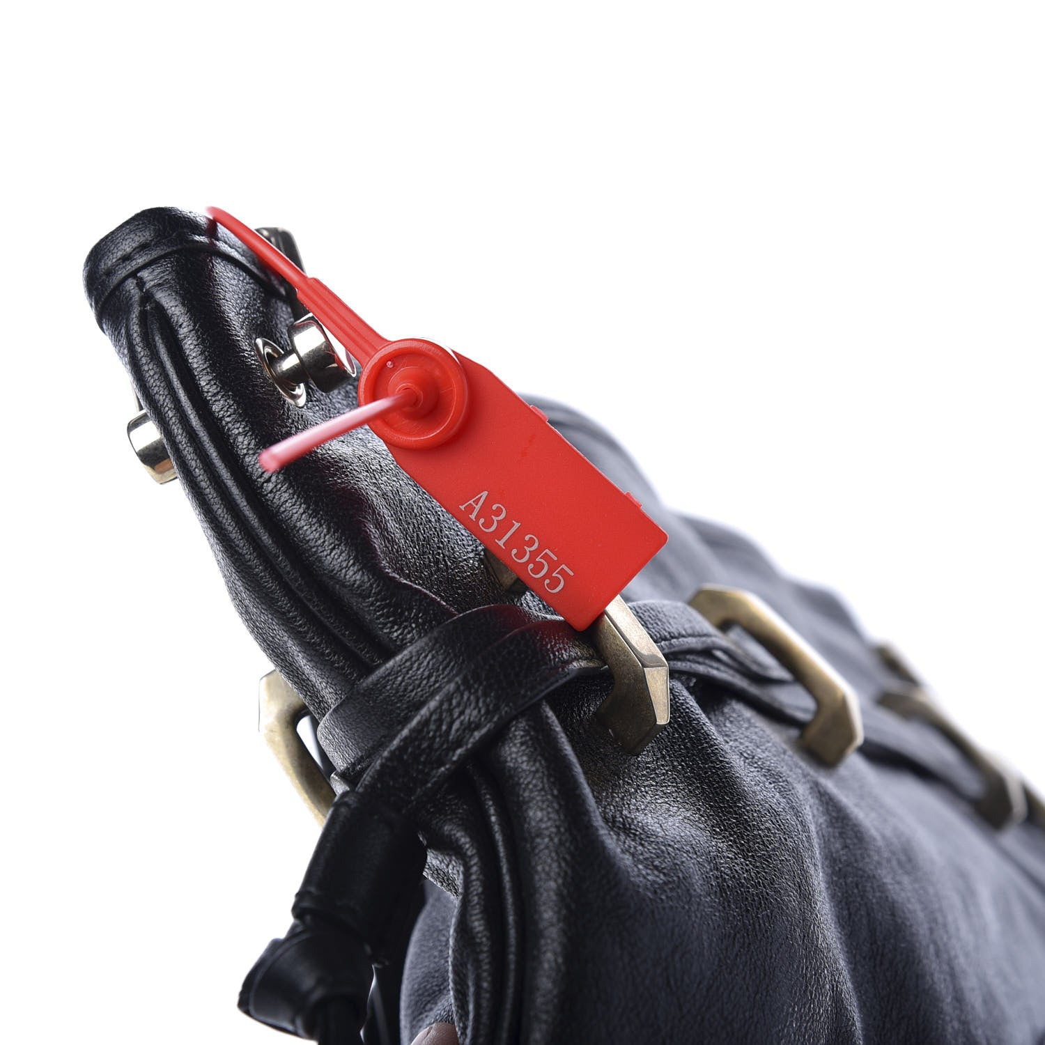 Gucci Sakai Calfskin Horsebit 1955 Cinch Top Messenger Bag Black 11 of 12
